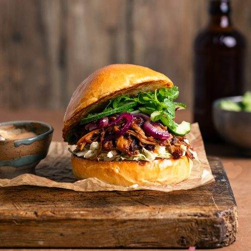 panino con pulled pork alla coreana nella slow cooker